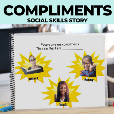Social Story: Giving Compliments (Printable PDF) Social Skills - AdaptEd4SpecialEd